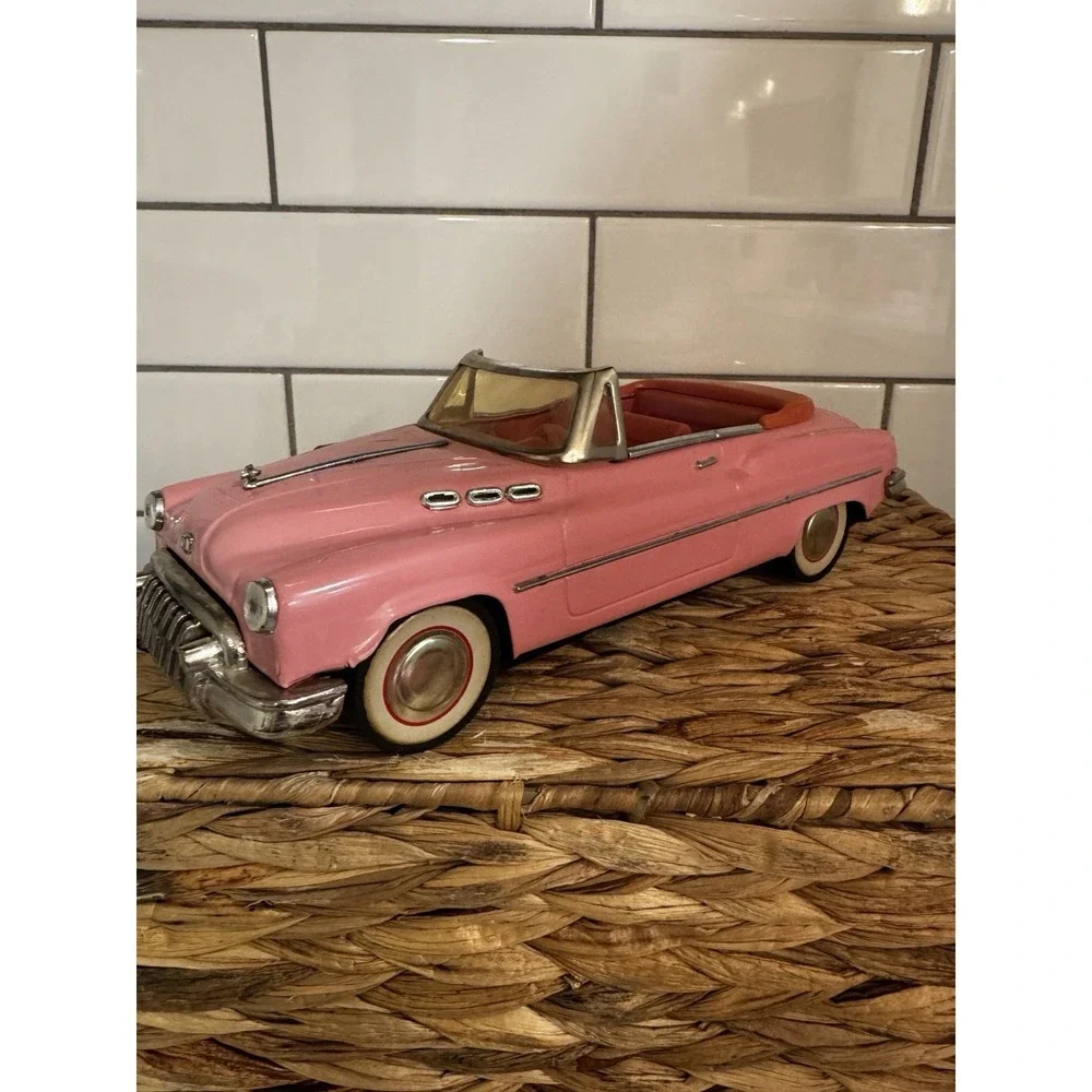 1989 TYCO DIXIE'S‎ DINER 50's STYLE CONVERTIBLE BUICK CAR PINK #1750